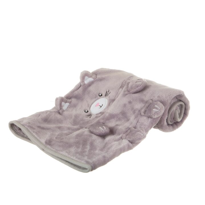 BLK001_B_Kitty_Cat_Soft_Fleece_Baby_Blanket_Side