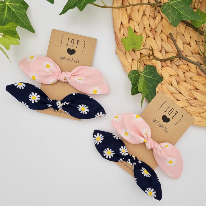 Knot hair ties Μαργαρίτες