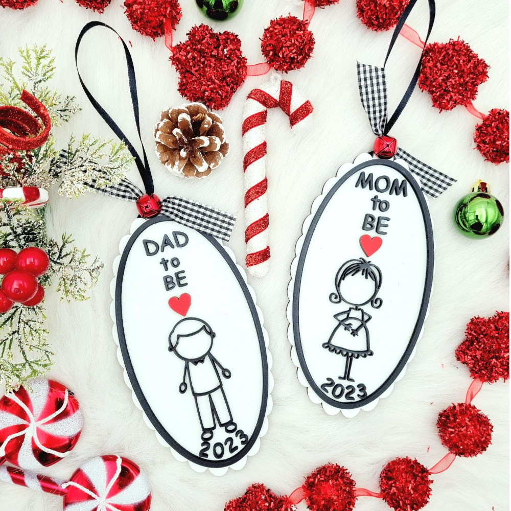 Στολίδια Mom and Dad to be - JOY Handmade Boutique