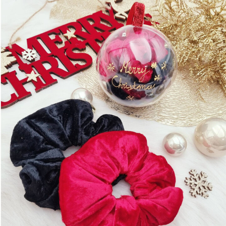 Scrunchie Bauble Merry Christmas