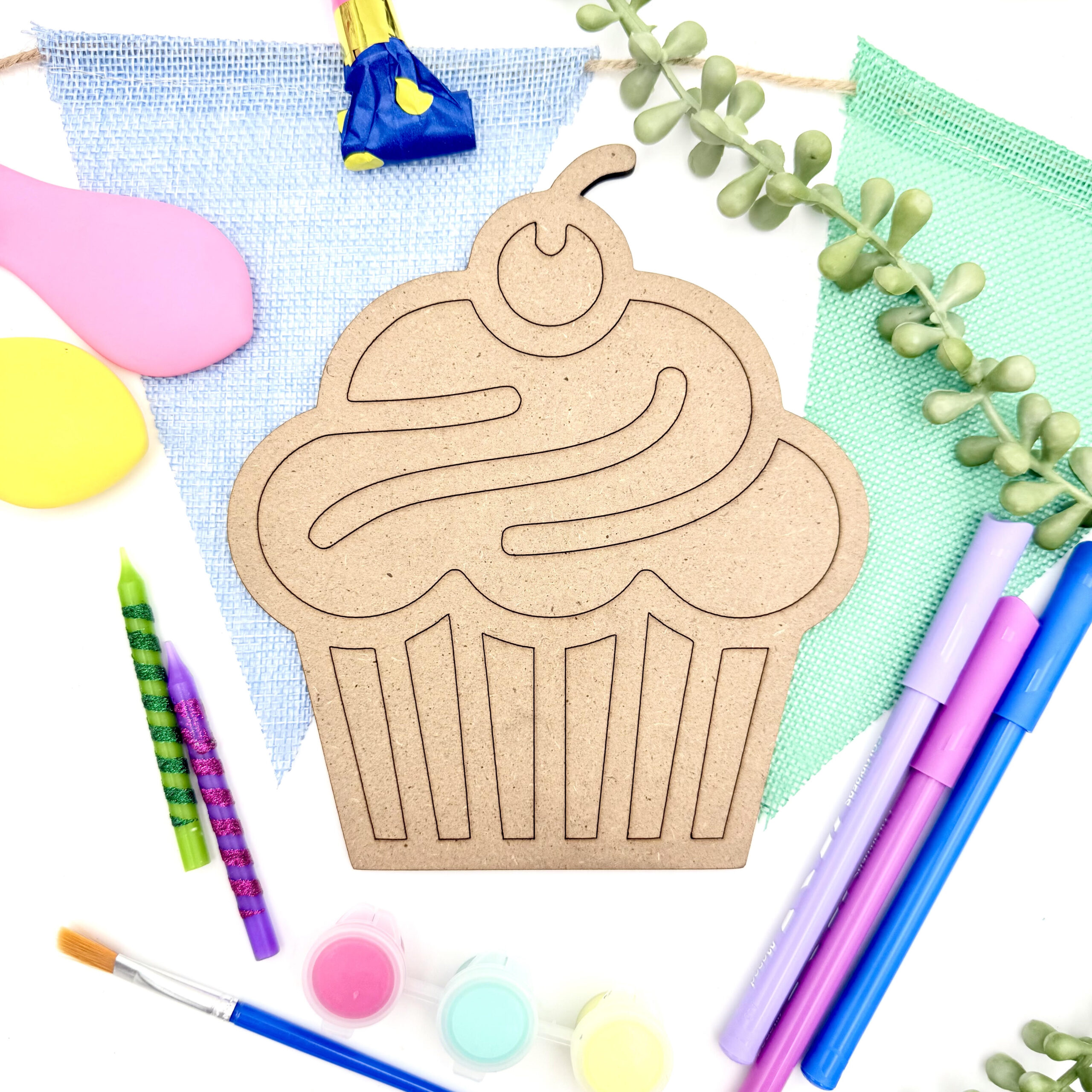 Ξύλινο Colour me Cupcake